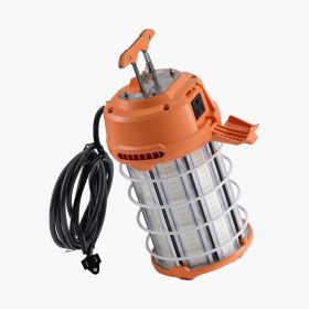 LED Temporary Work Light, 150W, 19000 lm, 5000K Durable & Water-Resistant, Linkable up to 6 Units