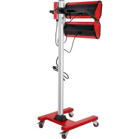 2000W Baking Infrared Paint Curing Lamp Short Wave Infrared Heater Car Bodywork Repair Paint Dryer/Stand